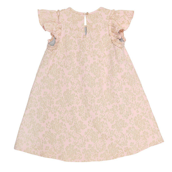 Pale Rose Jacquard Dress (No. 101, Fabric No. 14)