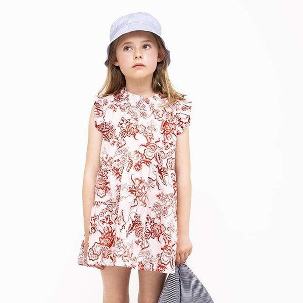 Scarlet Red Dress (No. 125, Fabric No. 14)