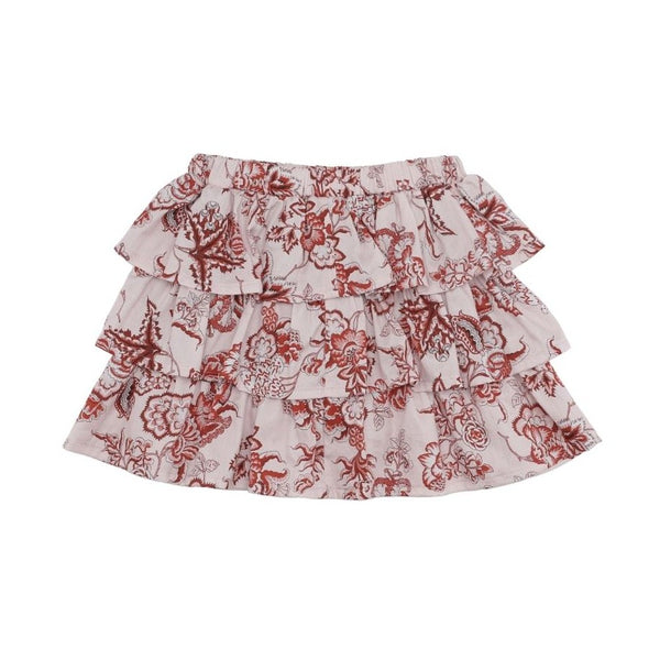 Scarlet Red Tier Skirt (No. 203, Fabric No. 14)