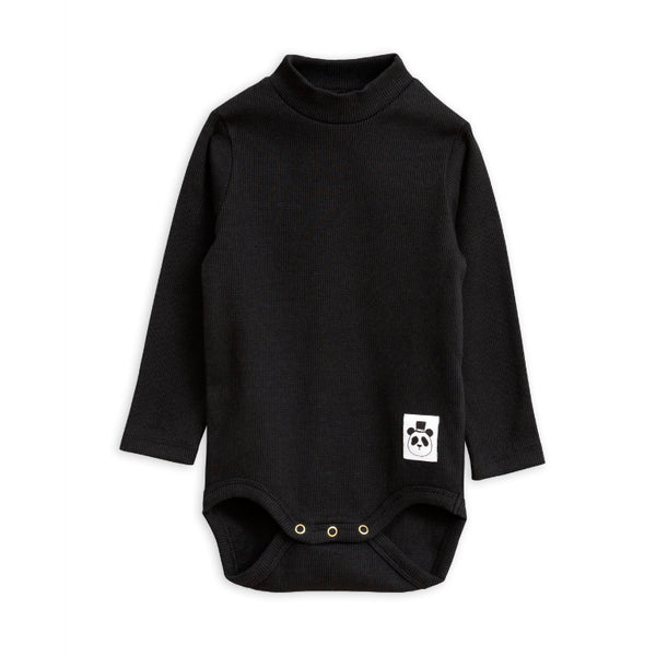 Solid Rib Turtleneck Body