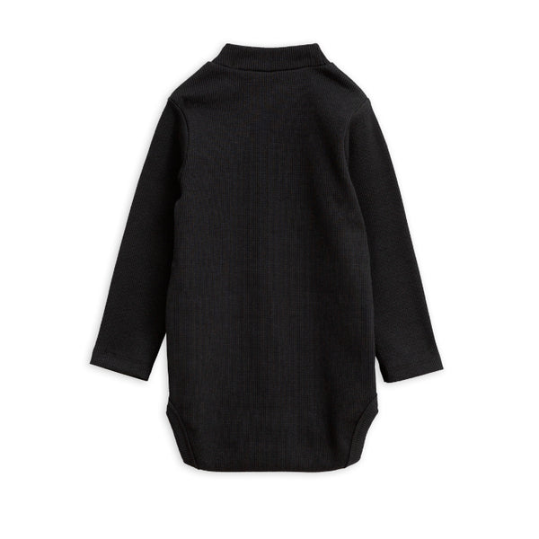 Solid Rib Turtleneck Body