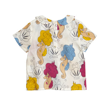 Seahorse Pleat Blouse