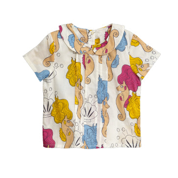 Seahorse Pleat Blouse