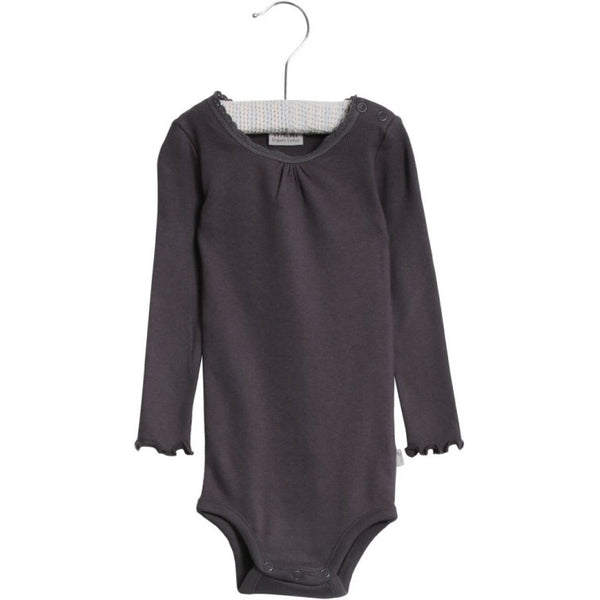 Rib Lace Long Sleeve Body