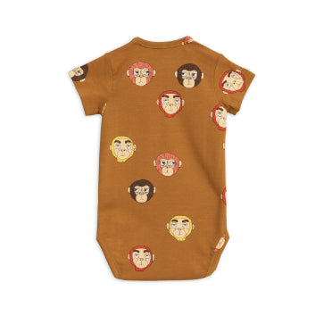 Monkeys Printed Short Sleeve Body