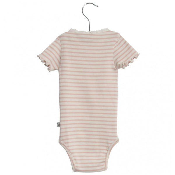 Rib Lace Short Sleeve Body