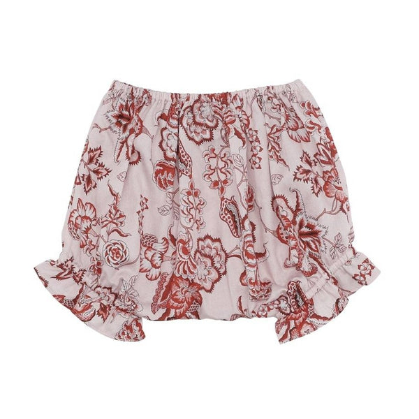 Scarlet Red Baby Shorts (No. 837, Fabric No. 14)