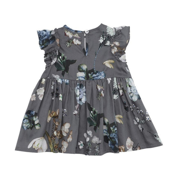 Smokey Floral Baby Dress (No. 841, Fabric No. 29)
