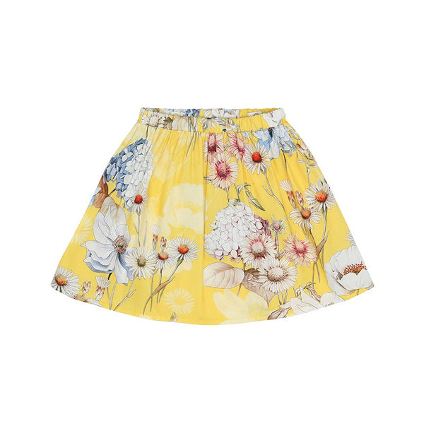 Yellow Flower Skirt (No. 202, Fabric No. 22)