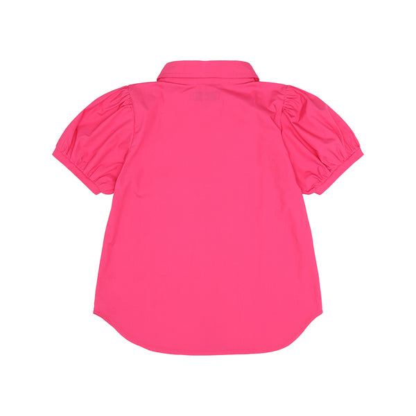 Pink Ruffle Blouse (No. 480, Fabric No. 1)