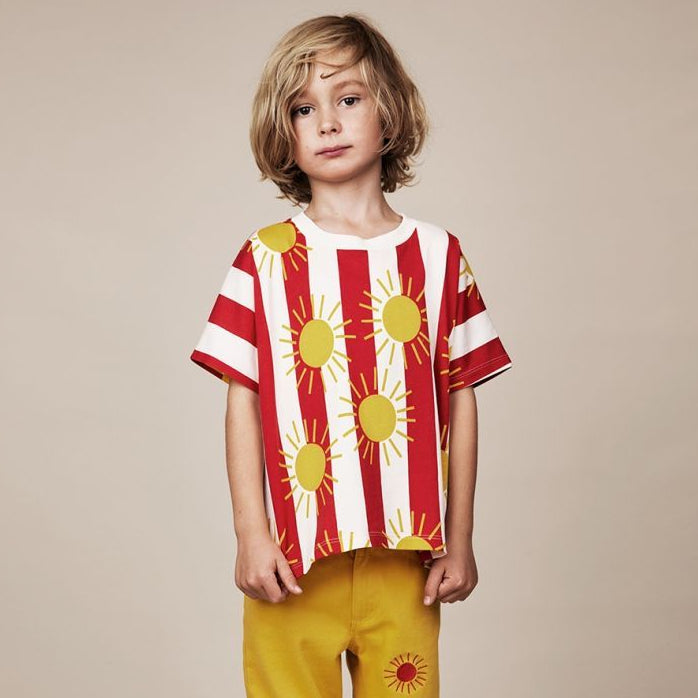 Sun Stripe Short Sleeve Tee – Meow Moo
