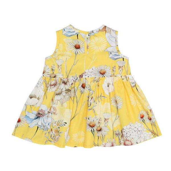Yellow Flower Baby Dress (No. 831, Fabric No. 22)